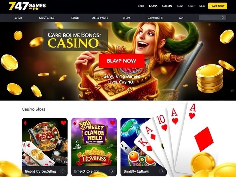 Explore the ultimate 747 games ph.com experience with exclusive bonuses, live dealer action, and top-rated casino games. Join now for thrilling real-money play in the Philippines!